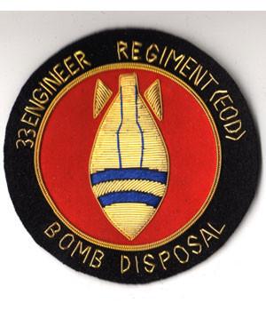 33 Engineers Regiment Blazer Badge