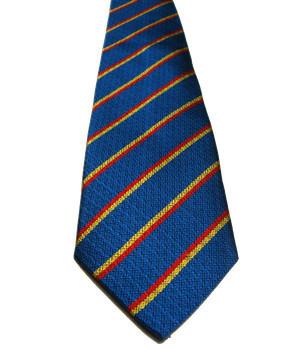 3 King's Own Hussars Silk Non Crease Tie