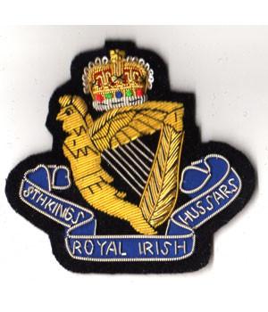 8th King's Royal Irish Hussars Blazer Badge